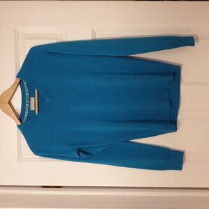 Marks & Spencer Crew Neck Sweater Size 13 14 Blue